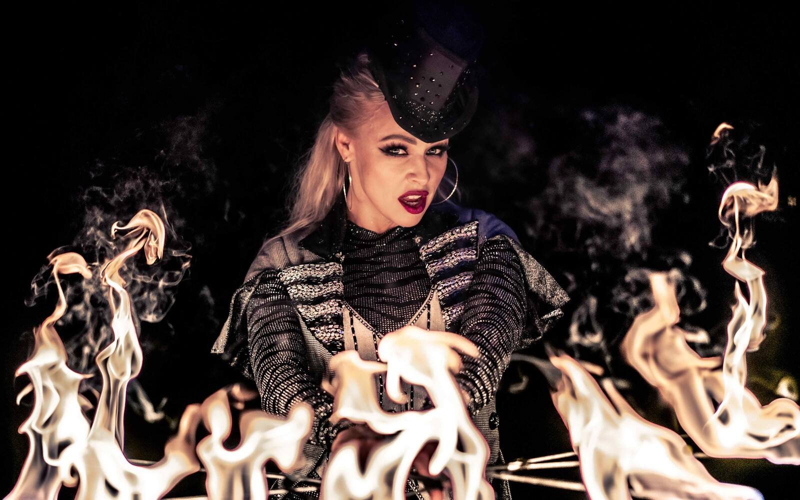 Female Fire Artist