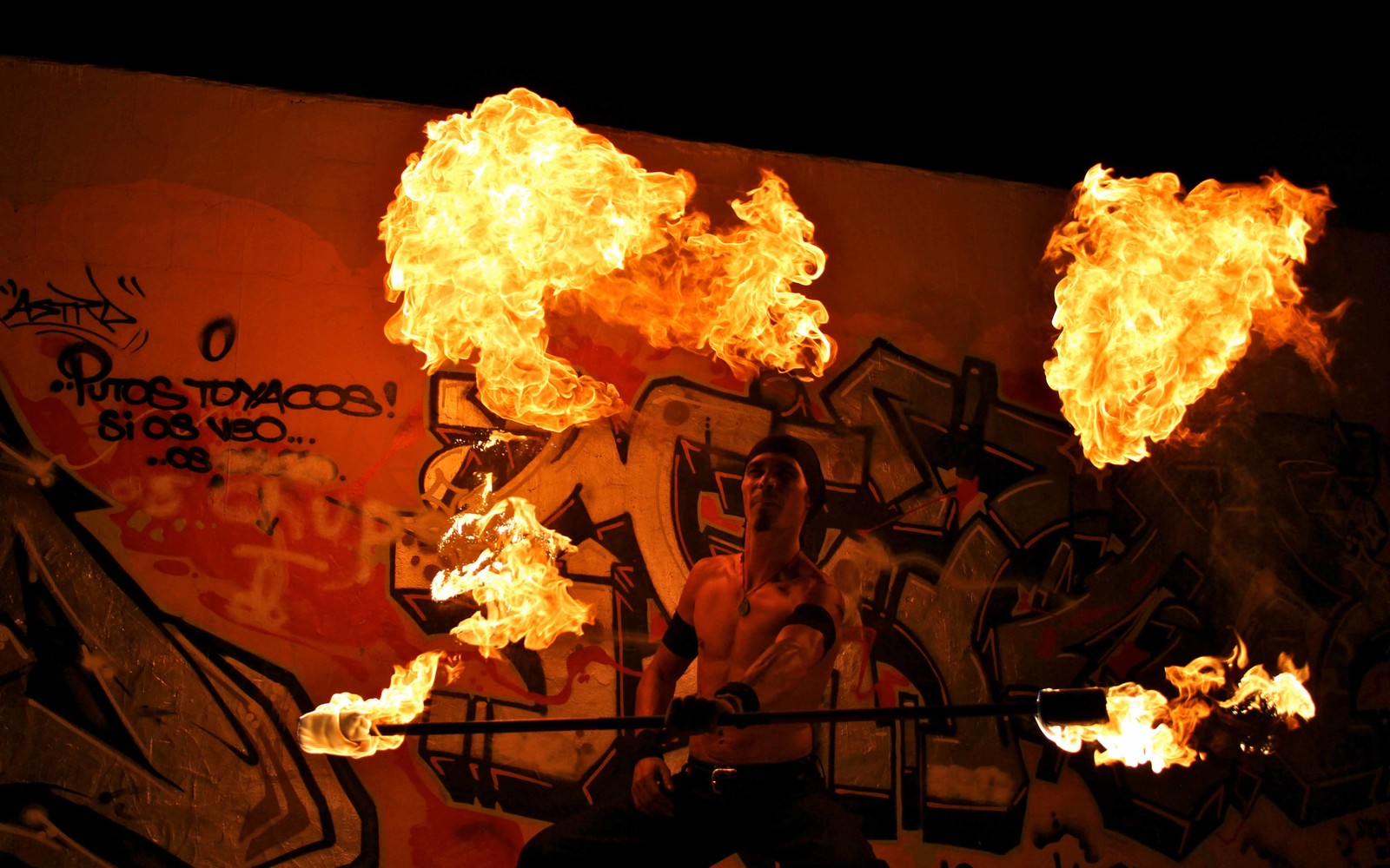 Flavour - Male Fire Performer