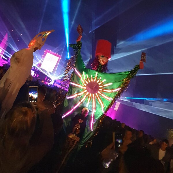 Giant LED Puppets