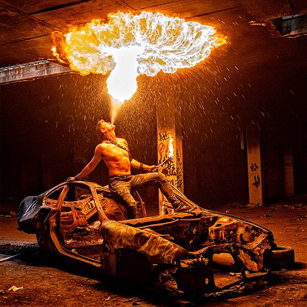 Fire & LED Glow